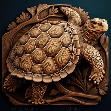 3D model st Harriet turtle famous animal (STL)